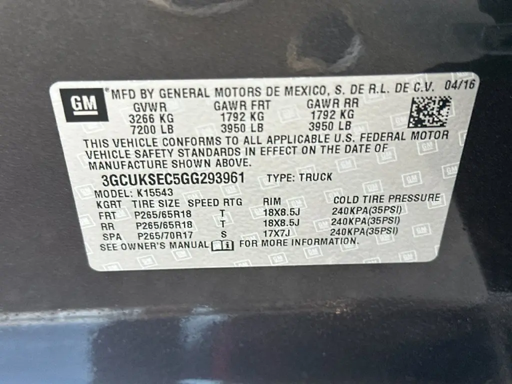 2016 Chevrolet Silverado - $25,745