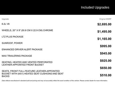 2017 Chevrolet Silverado 1500 4X4 LTZ 4DR Crew Cab 5.8 FT. SB