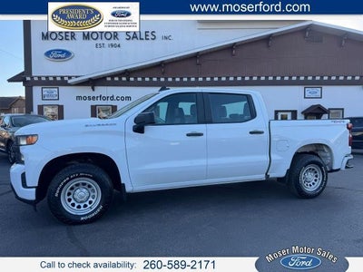 2021 Chevrolet Silverado 1500 4X4 Work Truck 4DR Crew Cab 5.8 FT. SB