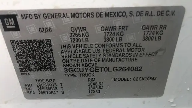 2020 Chevrolet Silverado 1500 LTZ