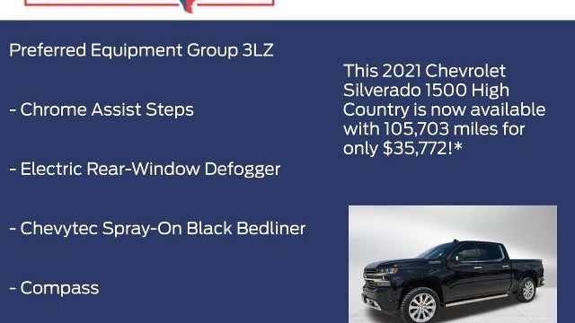 2021 Chevrolet Silverado 1500 High Country