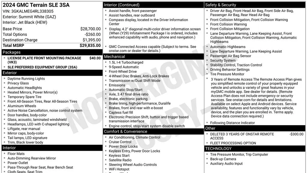 2024 GMC Terrain SLE