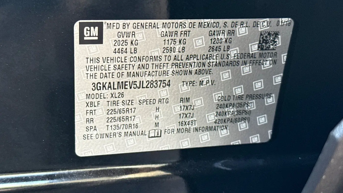 2018 GMC Terrain SLE