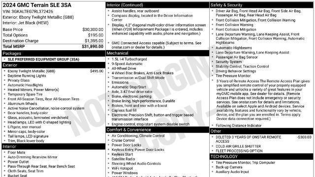 2024 GMC Terrain SLE