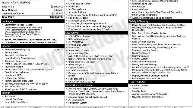 2025 GMC Terrain Elevation