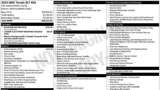 2023 GMC Terrain SLT