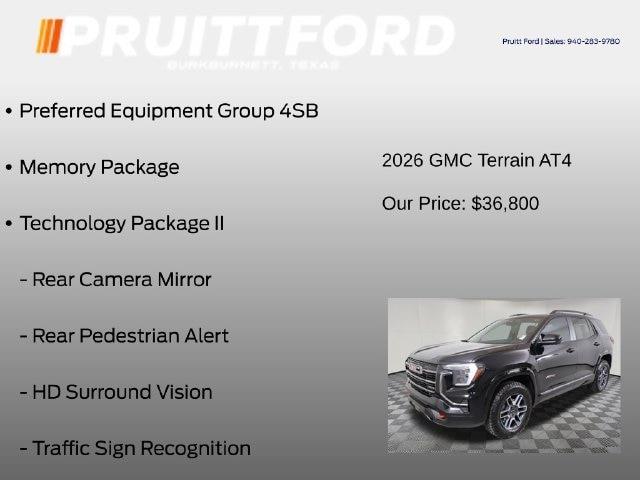 2026 GMC Terrain - $35,800
