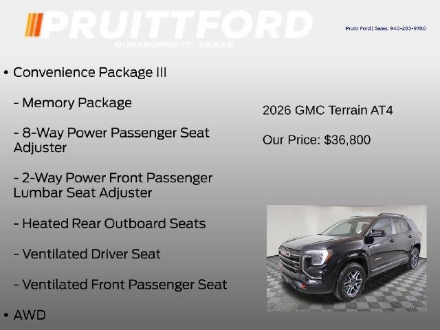 2026 GMC Terrain - $35,800