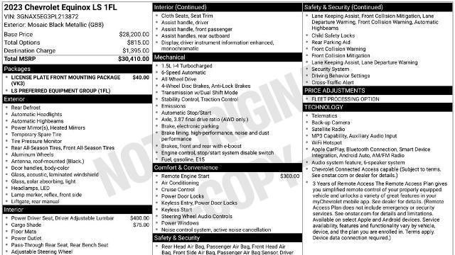 2023 Chevrolet Equinox LS