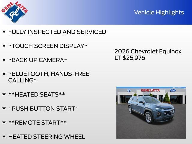 2026 Chevrolet Equinox - $25,976