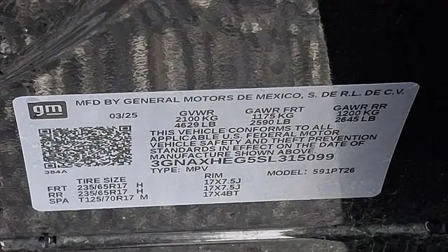 2025 Chevrolet Equinox LT