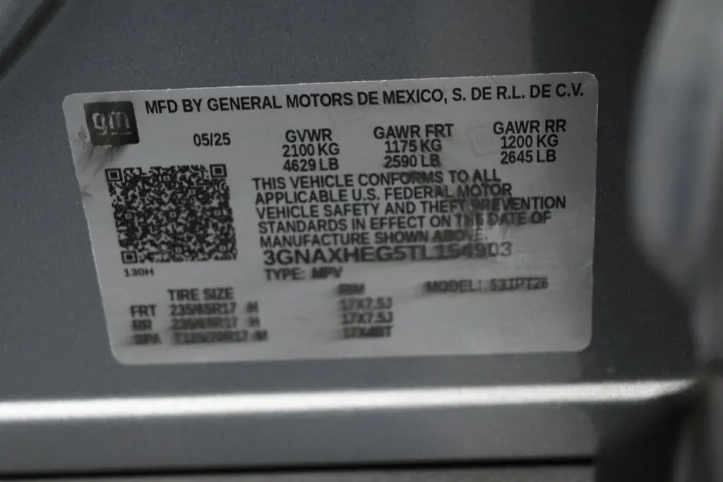 2026 Chevrolet Equinox - $23,721