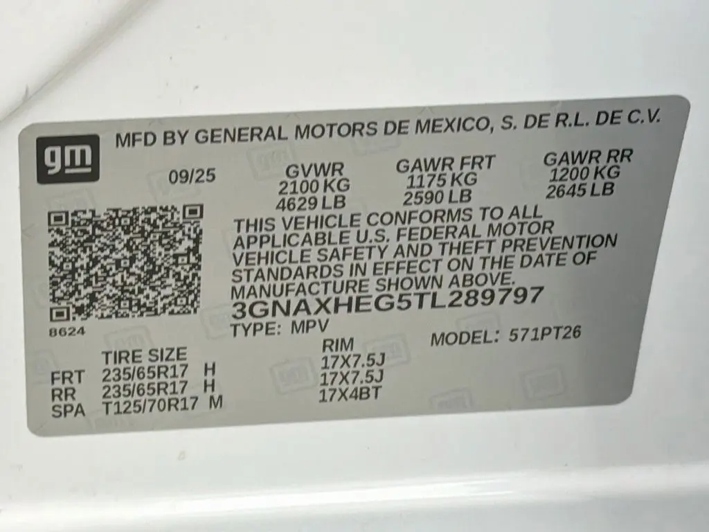 2026 Chevrolet Equinox - $25,299