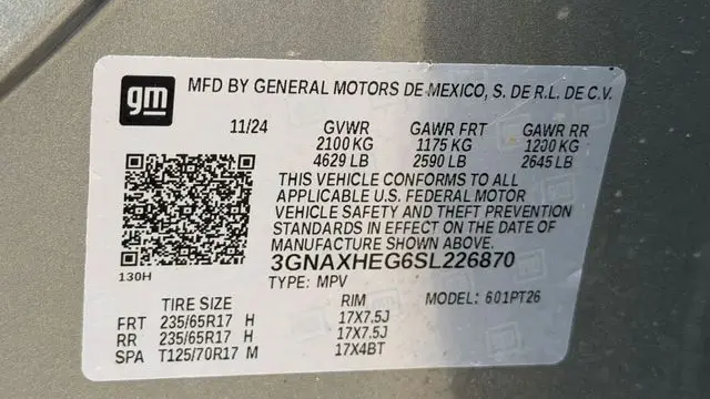 2025 Chevrolet Equinox LT