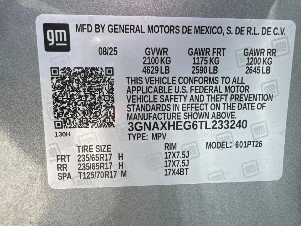 2026 Chevrolet Equinox - $22,597