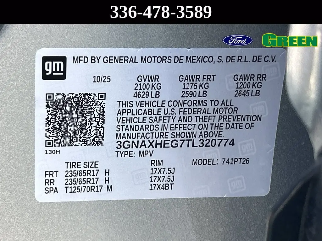 2026 Chevrolet Equinox - $25,640