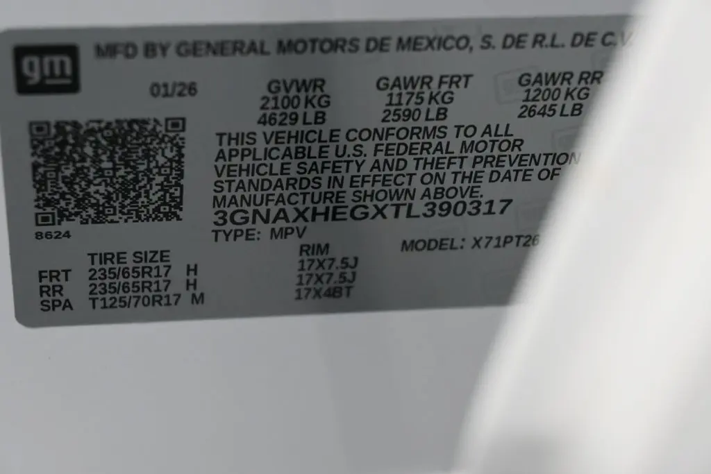 2026 Chevrolet Equinox - $23,974