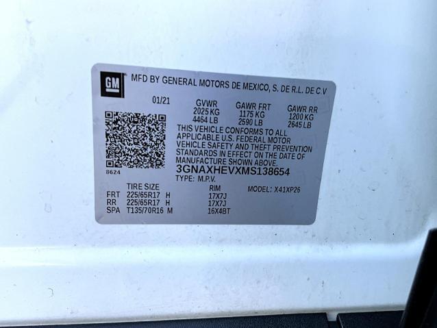 2021 Chevrolet Equinox - $8,995