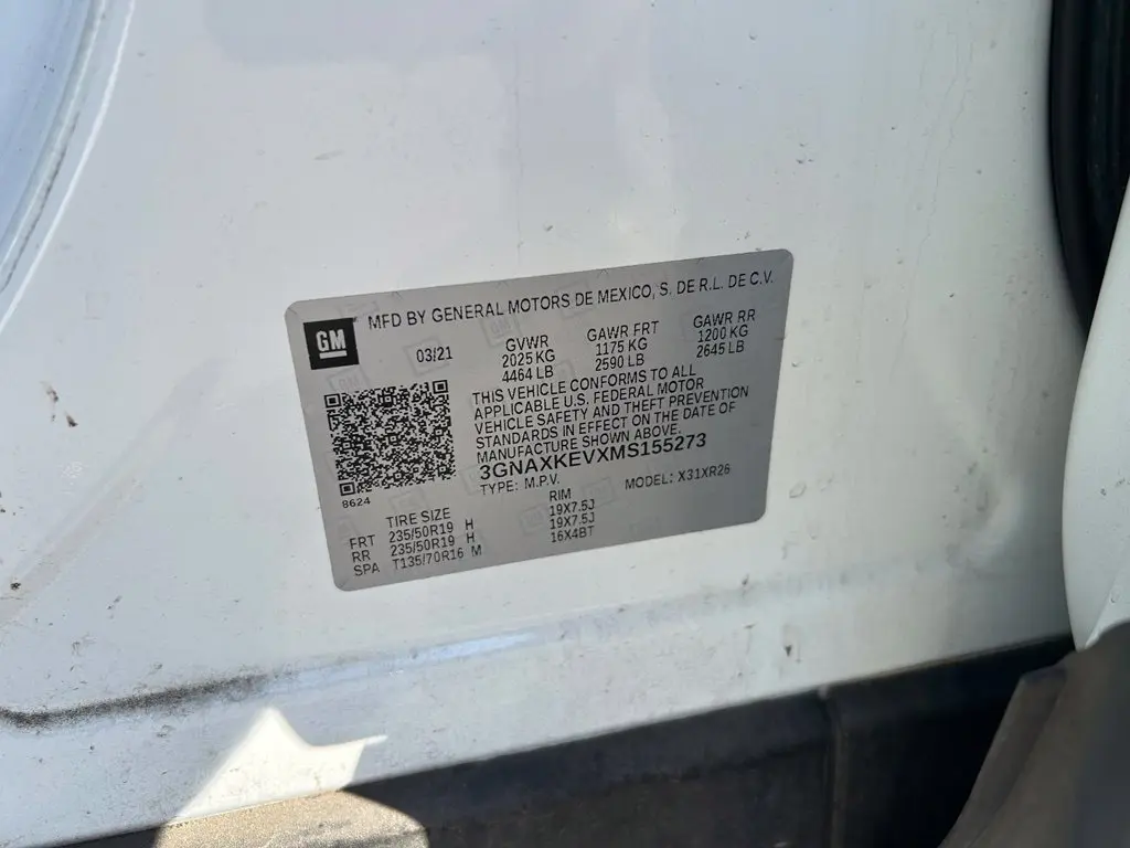 2021 Chevrolet Equinox - $13,500