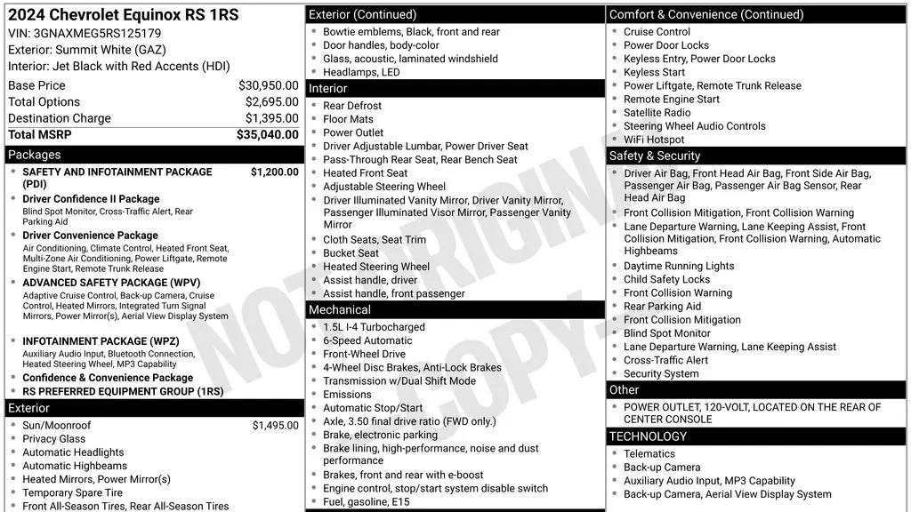 2024 Chevrolet Equinox RS