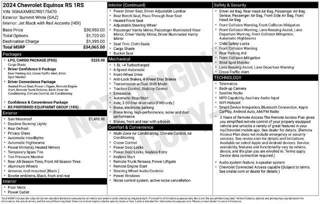 2024 Chevrolet Equinox RS — photo 1 of 24