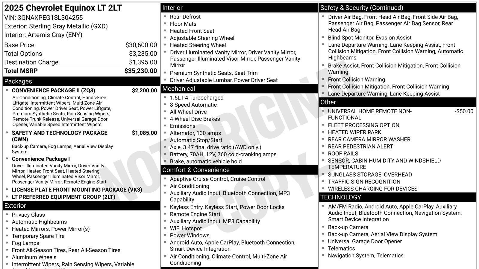 2025 Chevrolet Equinox LT