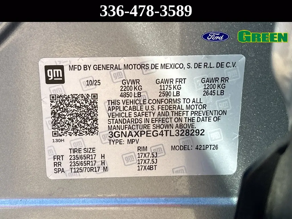 2026 Chevrolet Equinox - $29,840