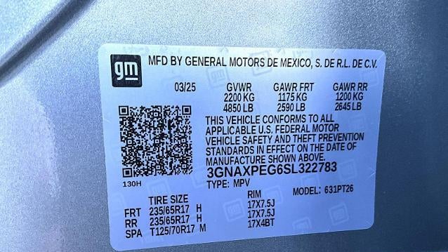 2025 Chevrolet Equinox LT