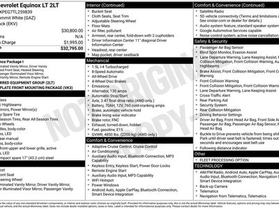 Photo of a 2026 Chevrolet Equinox 4X4 LT 4DR SUV for sale