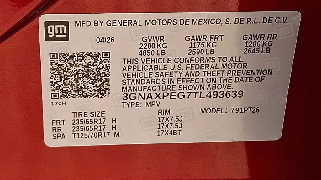 2026 Chevrolet Equinox LT