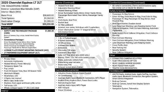 2025 Chevrolet Equinox LT