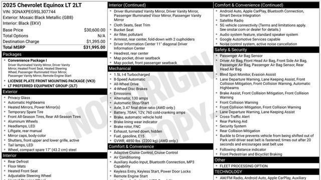2025 Chevrolet Equinox LT