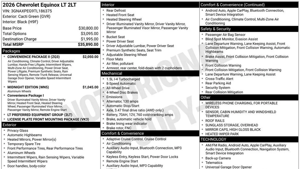 2026 Chevrolet Equinox LT