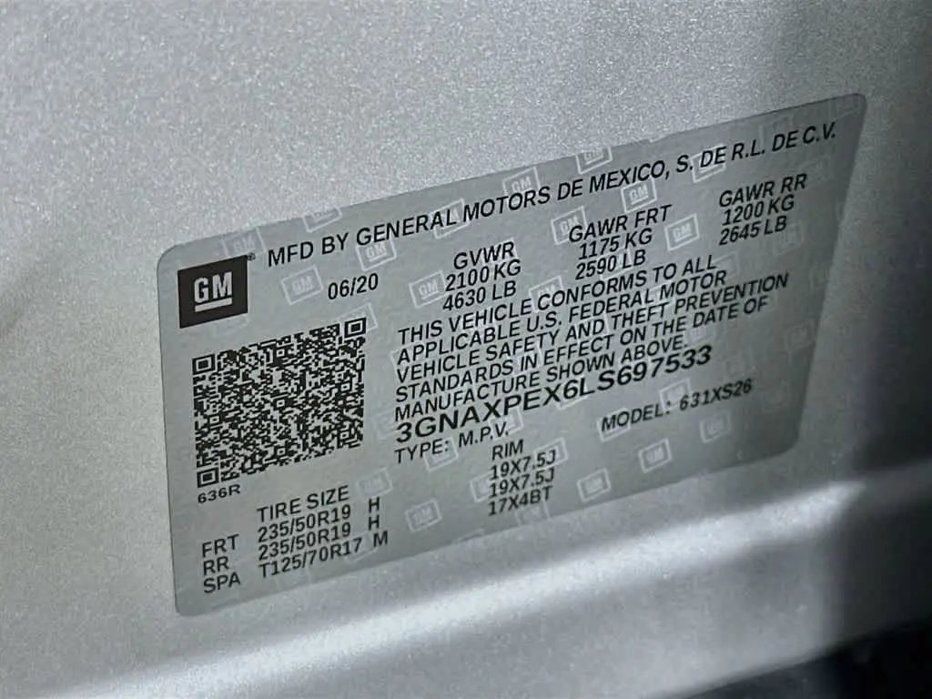 2020 Chevrolet Equinox - $20,027