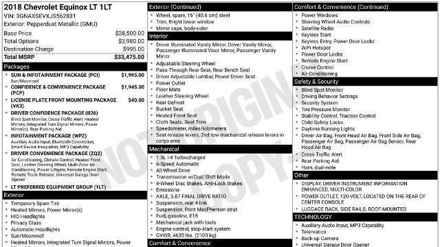 2018 Chevrolet Equinox LT