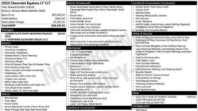 2023 Chevrolet Equinox LT