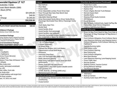2024 Chevrolet Equinox 4X4 LT 4DR SUV W/1LT