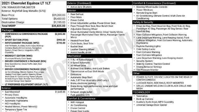 2021 Chevrolet Equinox LT