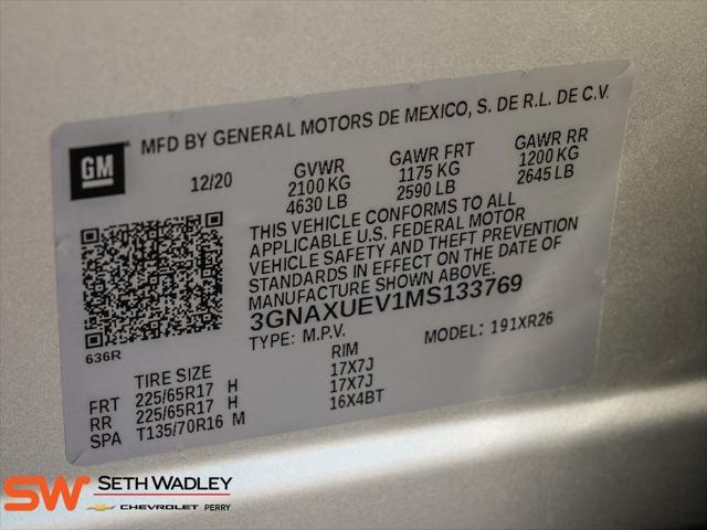 2021 Chevrolet Equinox - $15,500
