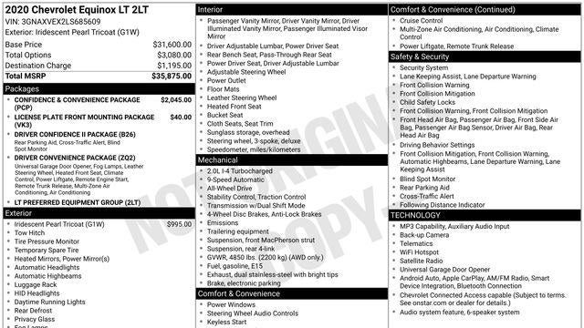 2020 Chevrolet Equinox LT