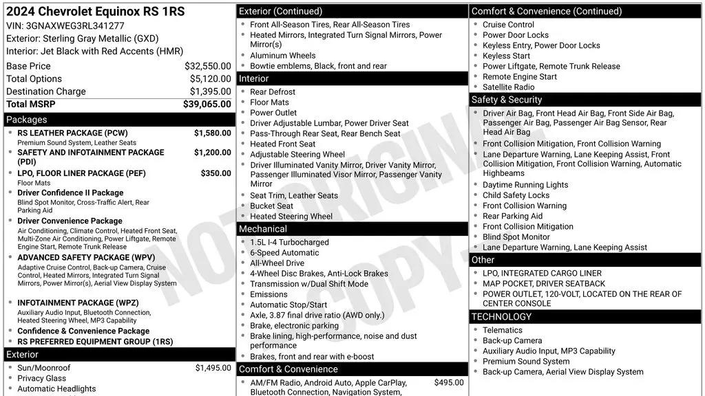 2024 Chevrolet Equinox RS