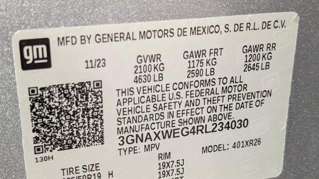 2024 Chevrolet Equinox RS