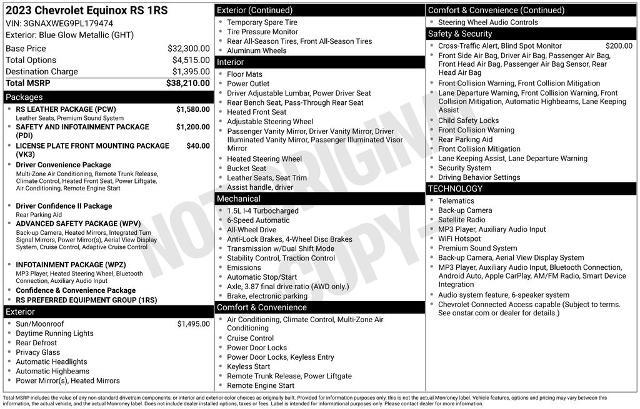 2023 Chevrolet Equinox - $22,855
