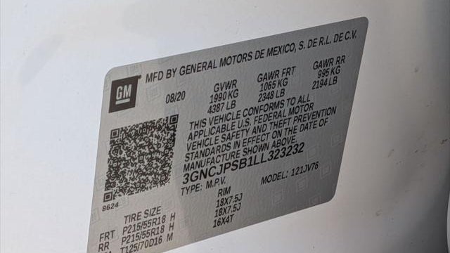 2020 Chevrolet Trax LT