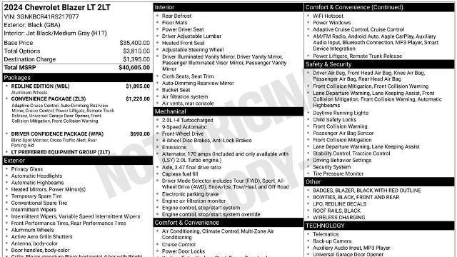 2024 Chevrolet Blazer LT