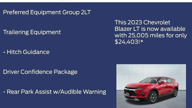 2023 Chevrolet Blazer LT