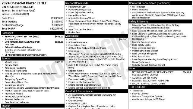 2024 Chevrolet Blazer LT