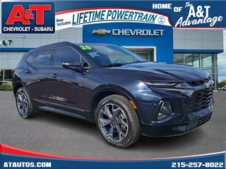 2020 Chevrolet Blazer with Midnight Blue Metallic Exterior