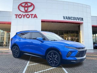 2024 Chevrolet Blazer with Riptide Blue Metallic Exterior