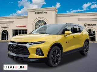 2022 Chevrolet Blazer with Nitro Yellow Metallic Exterior